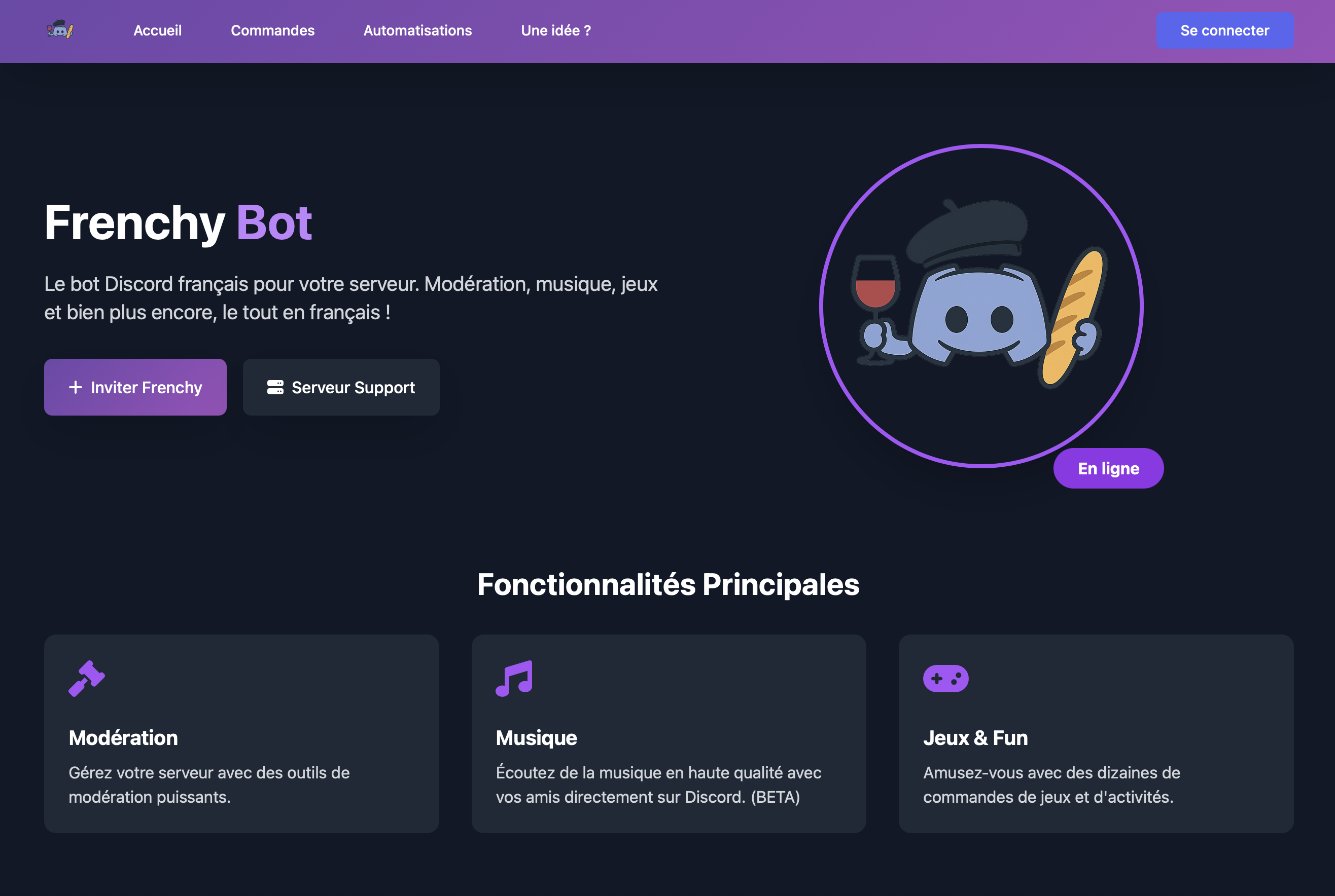 Frenchy - Site